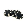 Poker Chips: Dice, 11.5 Gram / Heavy Weight, with Monogram, Black